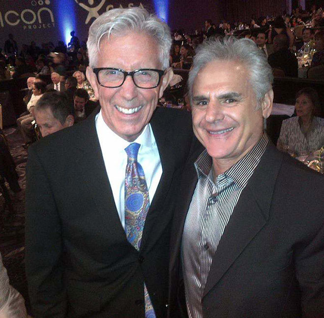 Joe Nipote with Fritz Coleman